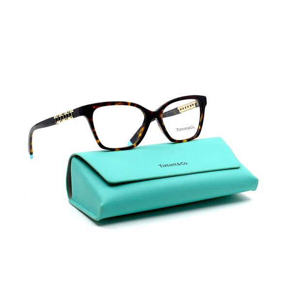 TIFFANY&CO TF2228 8015 HAVANA AUTHENTIC EYEGLASSES FRAME - Picture 1 of 13